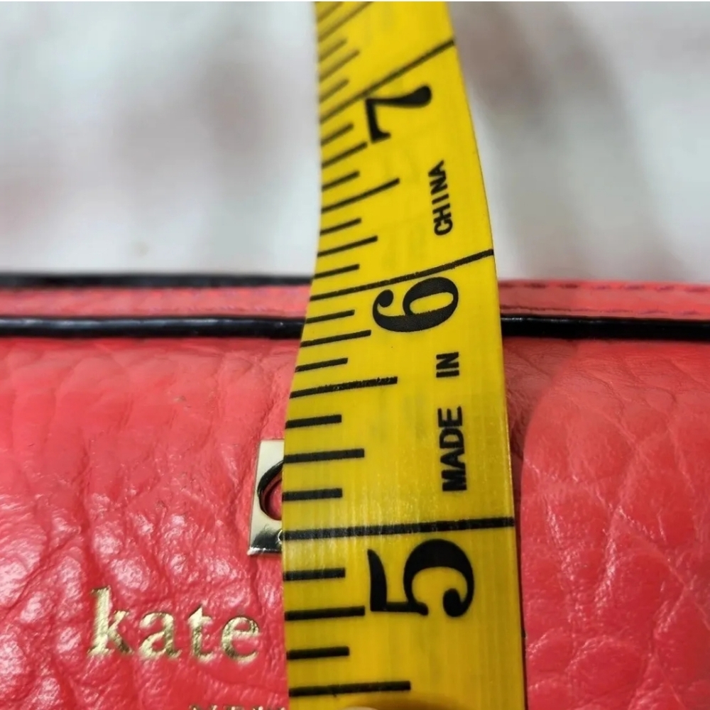 KATE SPADE Perri Lane Bubbles Leather Crossbody Bag $338 Coral Pink - Picture 16 of 16